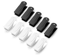 Devault Gear Dog Clicker Black & White (10 Pack) - Clickers for Pet Training - Dog Training & Behavior Aids Easy to Carry with You Anywhere - Teach Your Dog Tricks or Reward His Behavior