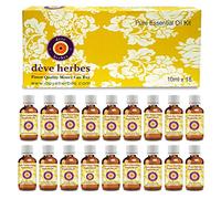 Deve Herbes Essential Oil Kit 100% Natural Therapeutic Grade 10ml (0.33 oz) Each - Pack of 18