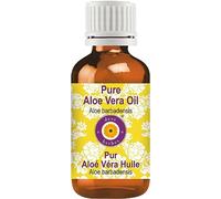Deve Herbes Pure Aloe Vera Oil (Aloe barbadensis) Non-Sticky | Non-Greasy | For Skin, Hair, Massage & DIY Use 5ml