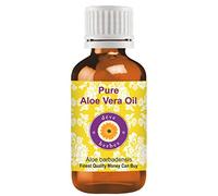 Deve Herbes Pure Aloe Vera Oil (Aloe barbadensis) Non-Sticky | Non-Greasy | For Skin, Hair, Massage & DIY Use 30ml