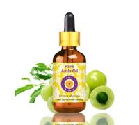 Deve Herbes Pure Amla Oil (Emblica officinalis) with Glass Dropper 30ml (1.01 oz)