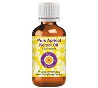 Deve Herbes Pure Apricot Kernel Oil (Prunus armeniaca) Cold Pressed Natural Undiluted for Diluting Essential Oils for Skin & Massage Men & Women 15ml
