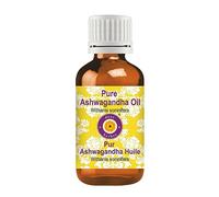 Deve Herbes Pure Ashwagandha Oil (Withania somnifera) Non-Sticky | Non-Greasy | for Hair, Skin, Massage & DIY Use 50ml