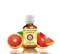 Deve Herbes Pure Blood Orange Essential Oil (Citrus sinensis) Non-Sticky | Non-Greasy | Sweet Citrusy Aroma | for Aromatherapy, Diffuser, Relaxation & Massage 5ml