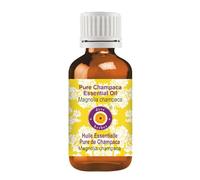 Deve Herbes Pure Champaca Essential Oil (Magnolia champaca) Non-Sticky | Non-Greasy | Exotic Floral Aroma | for Aromatherapy, Perfumery, Skin & Hair Care 2ml
