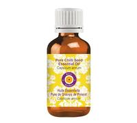 Deve Herbes Pure Chilli Seed Essential Oil (Capsicum annum) Steam Distilled Natural Therapeutic Grade 50ml (1.69 oz)