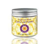Deve Herbes Pure Curry Leaf Powder (Murraya koenigii) Organic Certified Natural Therapeutic Grade 200gm (7.05 oz)