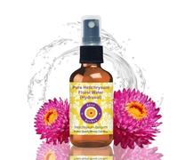 Deve Herbes Pure Helichrysum Floral Water (Hydrosol) (Helichrysum Italicum) Natural Therapeutic Grade for Skin - 100ml (3.38 oz)