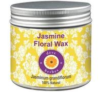 Deve Herbes Pure Jasmine Floral Wax (Jasminum grandiflorum) Natural Therapeutic Grade 50gm