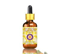 Deve Herbes Pure Malkangani (Malkangani/Jyotishmati) Oil (Celastrus paniculatus) with Glass Dropper Cold Pressed 30ml (1 oz)