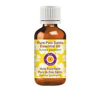 Deve Herbes Pure Palo Santo Essential Oil (Bursera graveolens) Non-Sticky | Non-Greasy | Woody Balsamic Aroma | for Aromatherapy, Meditation, Relaxation & Blends 15ml