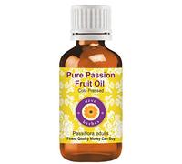 Deve Herbes Pure Passion Fruit Oil (Passiflora edulis) Non-Sticky | Non-Greasy | For Skin, Hair, Massage & DIY Use 15ml