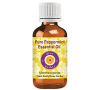 Deve Herbes Pure Peppermint Essential Oil (Mentha piperita) Non-Sticky | Non-Greasy | for Aromatherapy, Massage & DIY Use 30ml