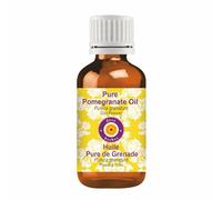 Deve Herbes Pure Pomegranate Oil (Punica granatum) Non-Sticky | Non-Greasy | for Skin, Hair, Massage & DIY Use 10ml
