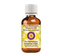 Deve Herbes Pure Ravensara Essential Oil (Ravensara aromatica) Non-Sticky | Non-Greasy | Warm Spicy Aroma | for Aromatherapy, Massage, Diffuser & Blends 10ml