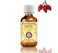 Deve Herbes Pure Rosehip Oil (Rosa rubiginosa) | Cold Pressed | Natural | Undiluted | For Diluting Essential Oils | For Hair, Skin & Massage | Men & Women | 30ml