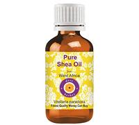 Deve Herbes Pure Shea Oil (Vitellaria paradoxa) Non-Sticky | Non-Greasy | for Skin, Hair, Massage & DIY Use 50ml
