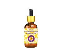 Deve Herbes Pure Sweet Wormwood Essential Oil with Glass Dropper Steam Distilled 100ml (3.38 oz)