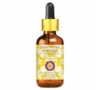 Deve Herbes Sukesha - Jatamansi, Rosemary, Thyme, Tea Tree & French Lavender in Almond, Castor & Olive Oil Glass Dropper 100% Pure & Natural Therapeutic Grade for Personal Care 50ml