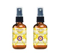 Deve Herbes Thieves Multipurpose Essential Oil Blend Infused Spray for Aromatherapy and Topical Skin Application for Kids and Adults (Pack of Two) 30ml X 2 (2 oz)