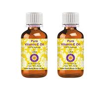 Deve Herbes Vitamin E Oil Traditionally Extracted Pure Non-Sticky Lightweight For Skin, Hair & Nails All Skin Types Men & Women 100ml X 2