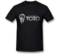DEVELL Men's Toto Band 35 Anniversary Logo T Shirt Black 3XL