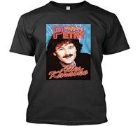 DEVELL Neu NWT Mens Cotton Wolfgang Petry Figure Logo T Shirt Black M