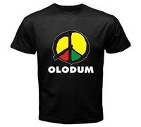 DEVELL Olodum T-Shirt Graphic Tee Printed Top for Mens BlackM