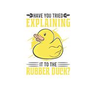 Developer Notebook: Have you tried explaining it to the rubber duck / Coder Programmer Programming Duck / 6x9 inches / 120 ruled Sites