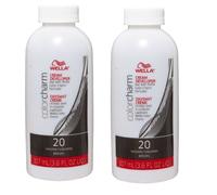 (Developer (Vol.20) - pack of 2 (3.6oz)) Wella Color Charm Haircolor 4G Dark Golden Brown