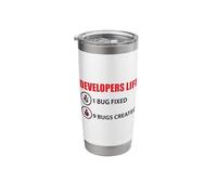 Developers Life Game Development Software Developer Stainless Steel Insulated Tumbler