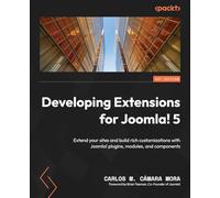 Developing Extensions for Joomla! 5: Extend your sites and build rich customizations with Joomla! plugins, modules, and components