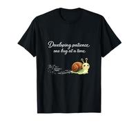 Developing Patience One Bug at a Time Snail Code T-Shirt