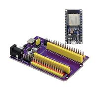 - Development Board - 38 Pin WiFi Module, Universal Breakout Interface, Compact PCB Layout, Multifunctional Expansion Design | For IoT Wireless Networking Sensor Controller Projects