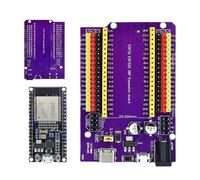 Development Board - 38 Pins, Purple Design | Esp32s Microcontroller Breakout Board with Bluetoothh Wifi, Compatible Arduinno Ide Programming for Electronics Projects and Iot Applications