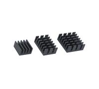 Development Board Heat Sink Blocks Aluminum Finned Pieces with Thermal Adhesive for Quiet Chip Cooling Project Builds Heatsink Chip Sink Thermal Pad Board Radiator Passive Block Maker Project Cooling