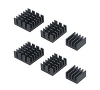 Development Board Heat Sink Blocks Aluminum Finned Pieces with Thermal Adhesive for Quiet Chip Cooling Project Builds Heatsink Chip Sink Thermal Pad Board Radiator Passive Block Maker Project Cooling