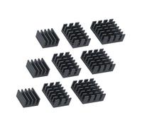 Development Board Heat Sink Blocks Aluminum Finned Pieces with Thermal Adhesive for Quiet Chip Cooling Project Builds Heatsink Chip Sink Thermal Pad Board Radiator Passive Block Maker Project Cooling