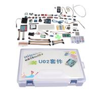 Development Board Kit ABS Plastic Multifunctional IoT Learning Starter Kit with Sensors Modules for Programming Beginners and Creators