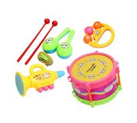 Developmental Musical Instrument Toys for Toddlers Sand Shaker Hand Drum Trumpet Sensory Percussion Musical Toys for Toddlers Hearing Percussion Toys for Toddlers