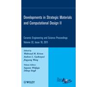 Developments in Strategic Materials and Computational Design II, Volume 32, Issue 10