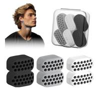 Devenirriche Silicone Jaw Exerciser, 6PCS Jawline Exerciser Chewing Tool Muscle Trainer Jaw Shaper for Men Women (3 Colors)