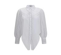 Devi Lace-Insert Blouse - female - Charo Ruiz Ibiza - Shirts - White - M - Blouses & Shirts M