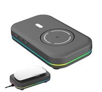 Device - Auto Mouse Platforms Tool, Colorful Light Desktop Accessory | Lightweight plasticc round base building material, LED without your
