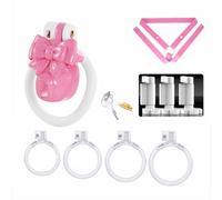 Device Chastity Plastic for Men, Cage Cock Lock Lightweight, Male BDSM Bondage Couples Intimate Play Accessory Belt Resin