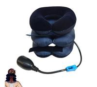 Device Inflatable Spine Alignment Pillow,Neck Traction Device,Cervical Neck Traction Device for Instant Neck Pain Relief,Cervical Neck Traction Collar,Adjustable Cervical Neck Stretcher Collar(Blue)