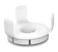 Device Mount Compatible with Dot 3rd and 4th Gen for Wall Use, A | Three Raised Retaining Arms, Round Center Opening for the Connected Power Cable, Dedicated Wall Placement
