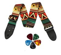 DEVICE OF URBAN INFOTECH Guitar Strap Belt for Acoustic & Electric Guitar Adjustable Buckle Guitar Strap Modern Design Guitar Belt For Acoustic/Bass/Electric Guitars (Bohemian)