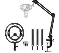 DEVICE OF URBAN INFOTECH Microphone Stand with Blue Yeti Shock Mount Reduce Vibration & Noise Boom Arm Mic Stand for Blue Yeti X/BlueYeti Nano/Pro/Snowball USB Microphones Podcast Recording Mic stand