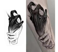 Devil Bringer Temporary Tattoo,Lasts To 15 Days New Technology Magic Waterproof Semi Permanent Sticker.